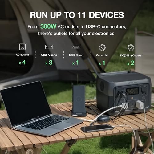 EF ECOFLOW Portable Power Station River 2 Max 500, 499Wh LiFePO4 Battery/ 1 Hour Fast Charging, Up to 1000W Output Solar Generator (Solar Panel Optional) for Outdoor Camping/RVs/Home Use 6 AI VOLT Generator Website 51Ql2mP0MYL. SL500 AI VOLT Generator Website