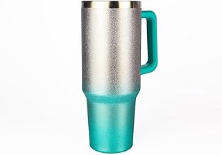 Garrafa térmica em aço inox glitter de 1200ml vedação premium com can