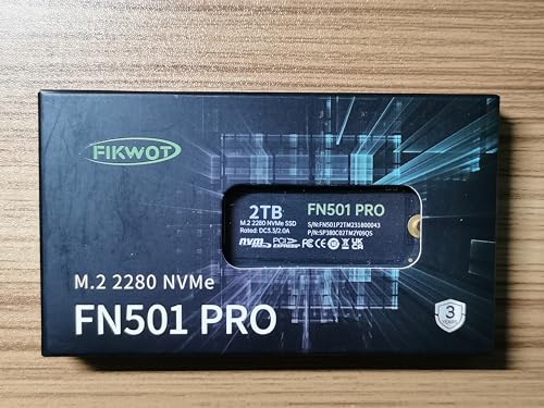 Fikwot FN501 Pro NVMe SSD - M.2 2280 PCIe Gen3 x4 Internal Solid