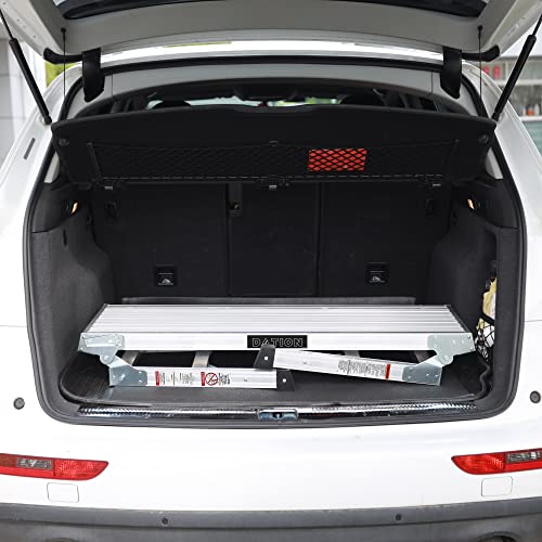 Work Platform Aluminum Step Ladder, Drywall Safety Ansi Approved 225 Pound Medium Sized Work Bench, Portable Bench Folding Ladders Stool With Non Slip Pads #TOP5