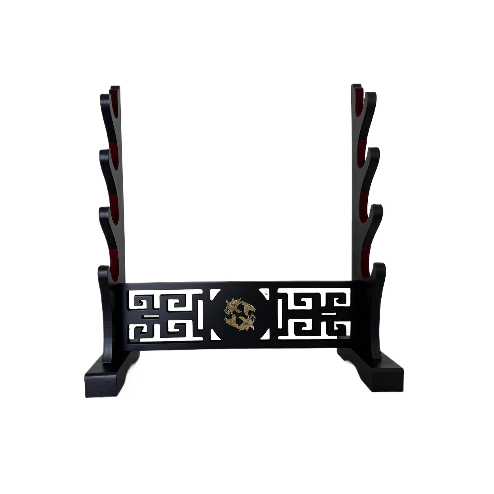 Katana Support Samurai Sword Présentoir Mural Wakizashi Velours Rembourré Zoro Épée Cosplay Demon Slayer Arme Présentoir 4 Niveaux