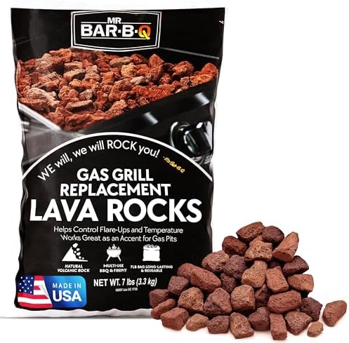 7lb Natural Volcanic Lava Rocks for Gas Fire Pit & Grill ... for gas grills