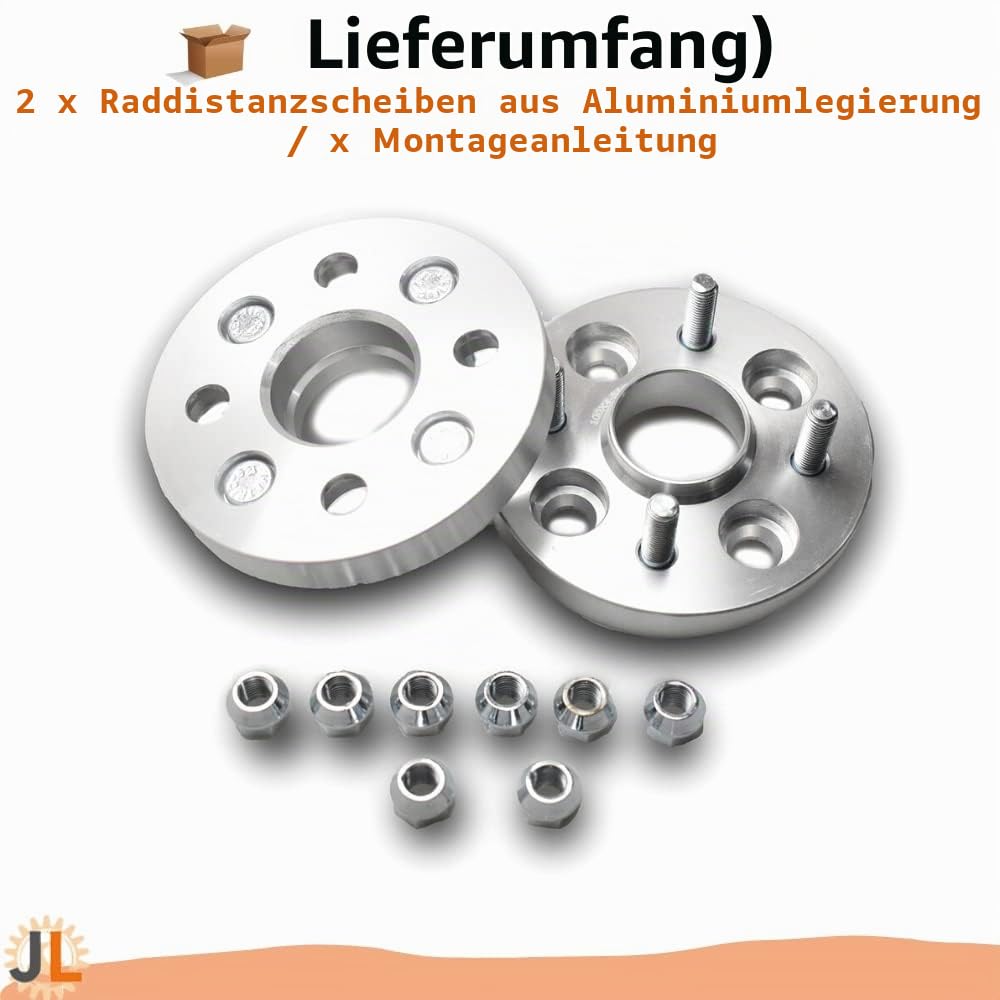 JINLING KJ Spurverbreiterungen PCD 4x100 Nabenbohrung 54 mm für Alto Swift Alivio Every Spacia Celerio P-eugeot 107/108 Ci-troen C1, 2 Stück