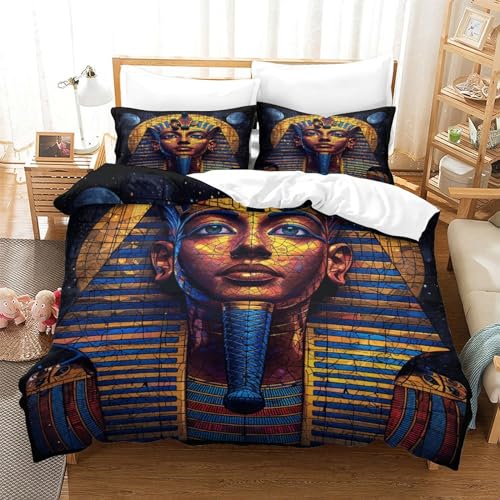 Housse de couette pharaon 220 x 240 cm en microfibre chic - 3