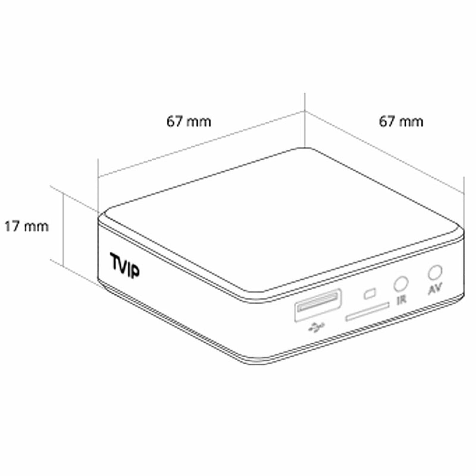 TVIP S-Box v.710 4K UHD Android 11 odbiornik IP HDR, LAN, HDMI, USB, MicroSD
