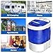COSTWAY Mini Washing Machine, Portable Washer for Compact Laundry, Small Semi-Automatic Compact...