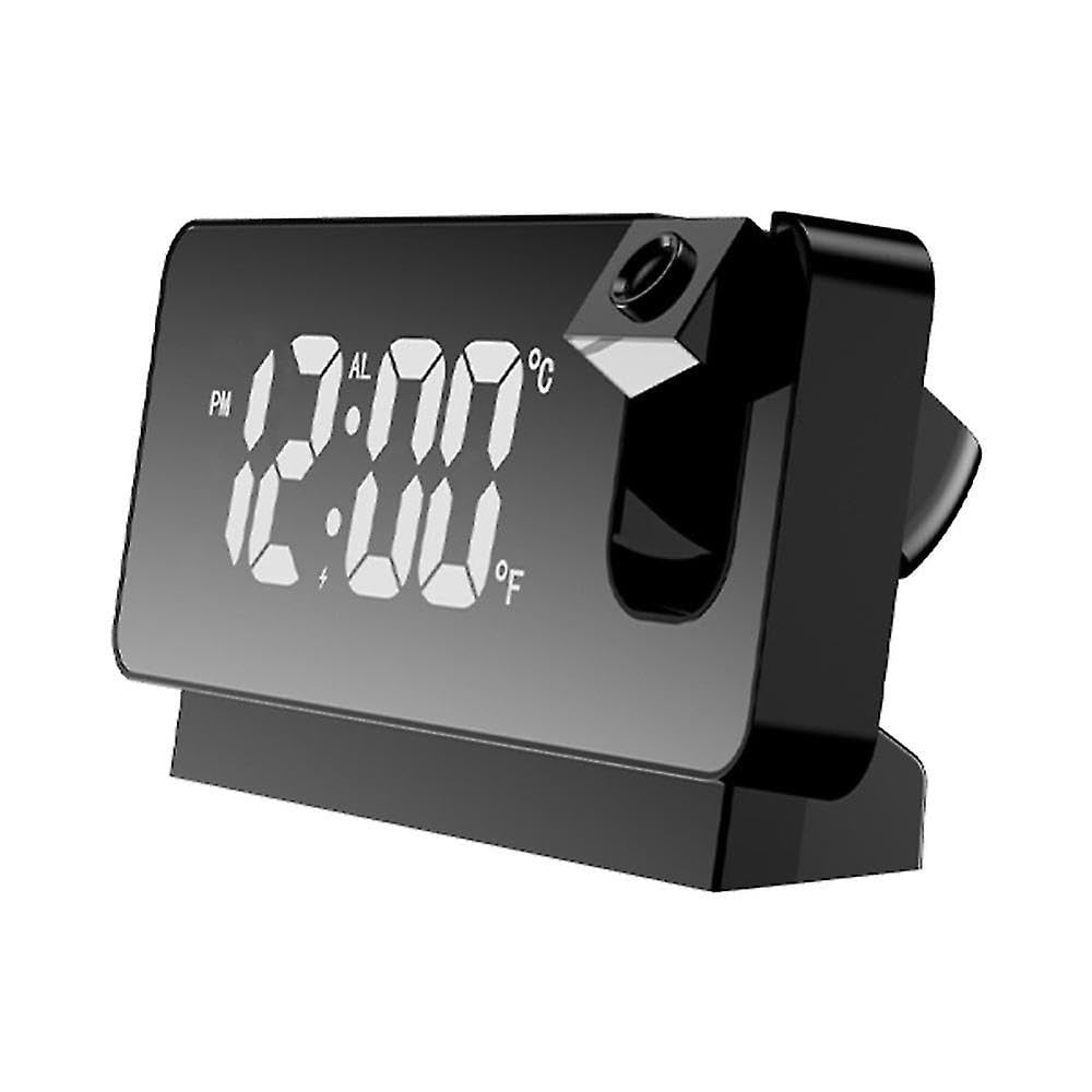JOYHAPPST Led Digital Projection Alarm Clock Electronic Alarm Clock With Projection Time Projector Bedroom Be
