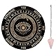 AHANDMAKER Pendelbrett-Set, hölzerne Wünschelruten-Wahrsagentafel, metaphysische Nachrichtentafel mit Kristallpendel-Halskette für Hexerei, Wicca-Altarbedarf, Kit, Ouroboros & Auge