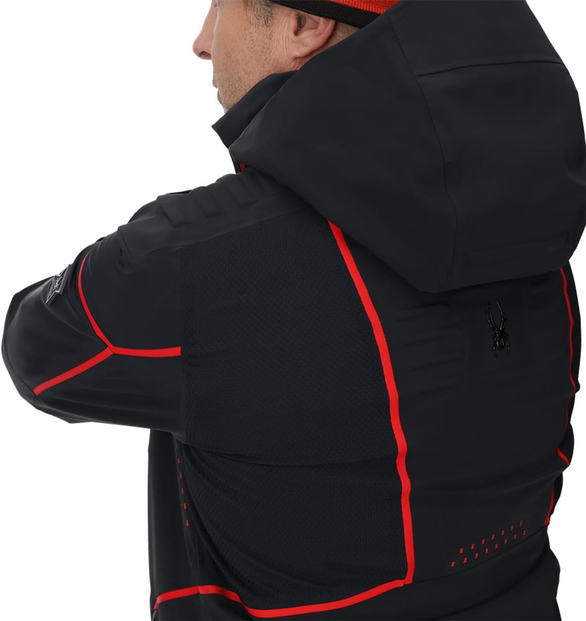 Spyder M PINNACLE JKT (Men's), Black, Medium