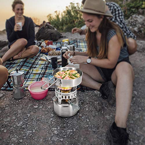 Kxdfdc Camping Stove Stainless Steel Gasoline Stove Portable Outdoor Camping Backpacking Stove Camping Equipment #TOP2