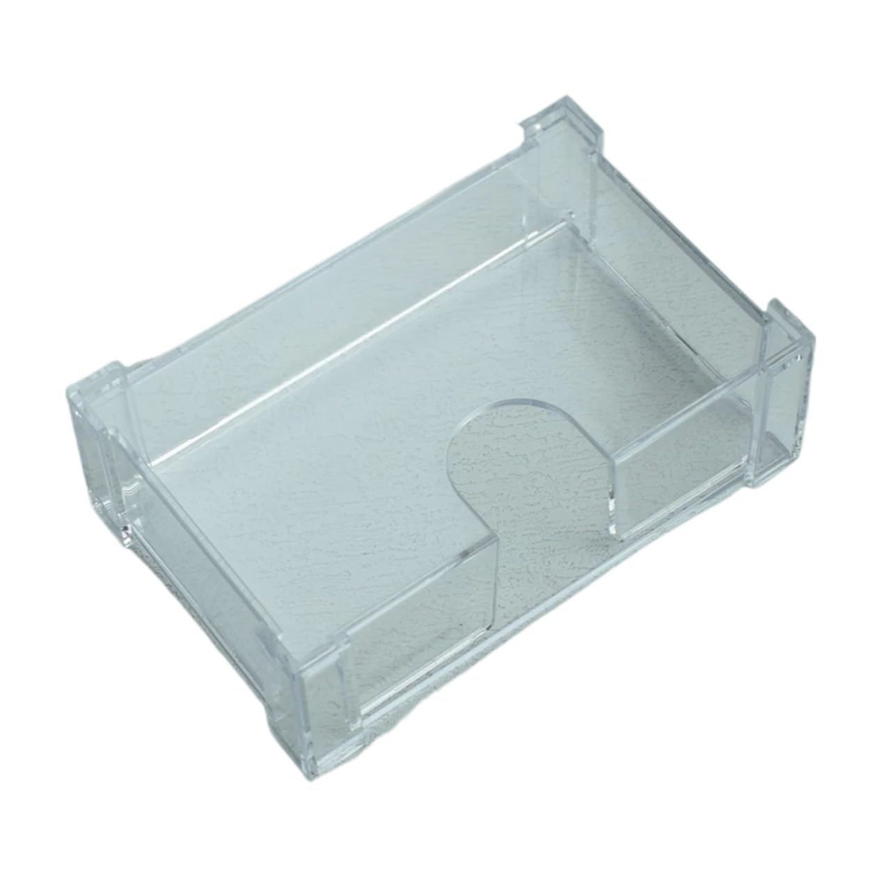 Yangshe Transparent Clear Acrylic Business Card Holder 8-Pack With Flip Lid Desk Display Stand