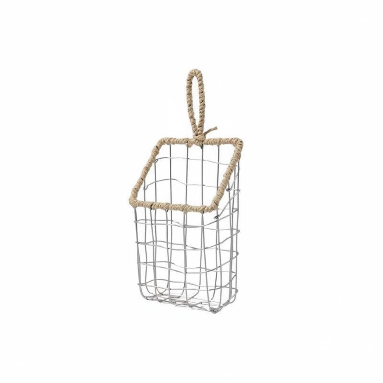 CALANDIS Wall Magazine Rack Nordic Style Hanging Magazine Rack Minimalist Wall Hanging Basket for Living Room, Office, Kitchen Small-picture-15