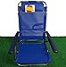 FONDO SUB Silla Plegable de Playa con cojín, Silla multiposición, 85x60x40cm, Silla Ligera, Color Azul Marino