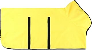 ZAOWU Dog Bathrobe Towel Soft Drying Coat for Cat and Dogs Pet Quick Drying Pet Towel for Bath & Beach Trips Yellow M
