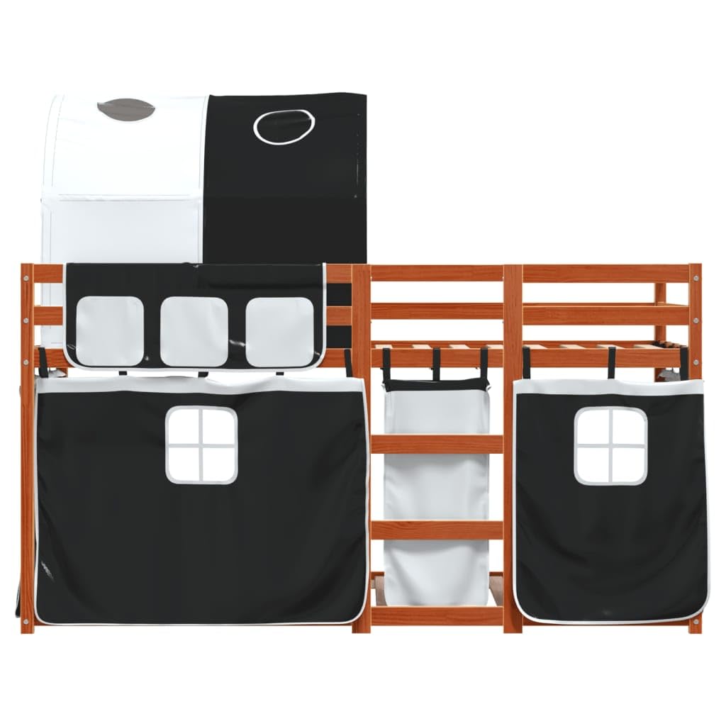 Letto A Castello In Metallo Festnight 90x200 Cm – Nero, Con Sponde E Scala – Per Bambini E Adulti - 6