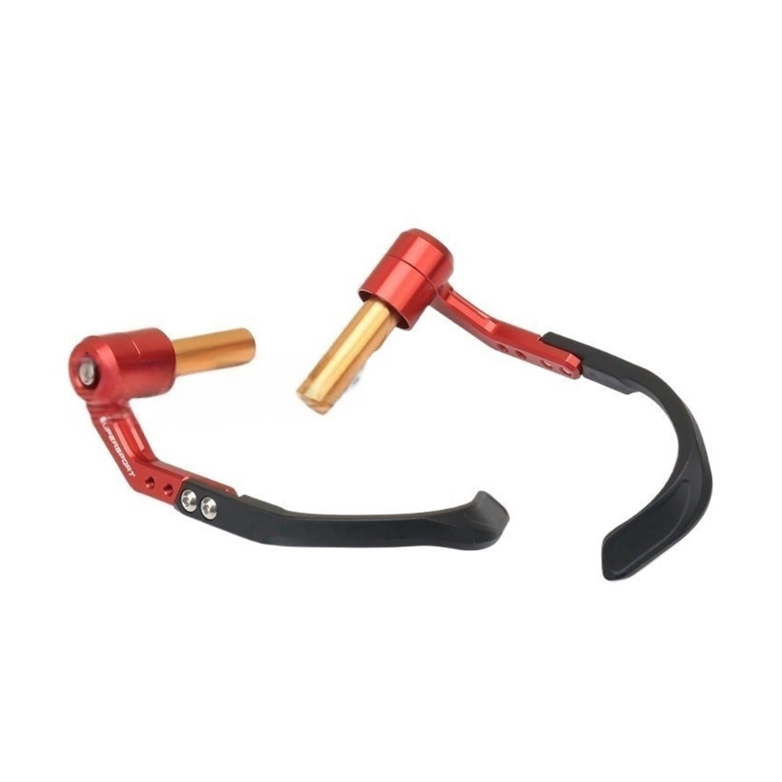 Lbcsrmh 1 Pair Red Motorcycle Brake Clutch Lever Protector Motorcycle 7/8" 22Mm Handlebar Grips Guard Brake Clutch Levers Guard Protector For Supersport 939 For Supersport 950