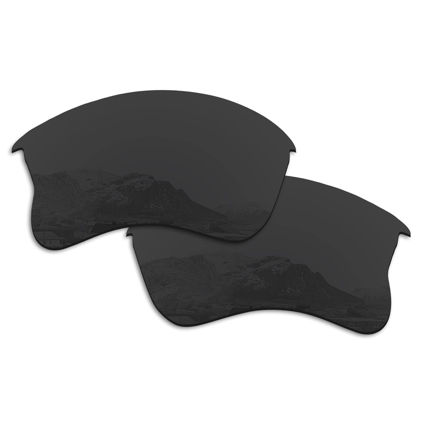 PuzzleyMirror Polarized Replacement Lenses for Oakley Flak Jacket XLJ OO9009 Sunglasses - Rich Options