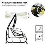 Outsunny Hollywoodschaukel Gartenschaukel 3-Sitzer - 4