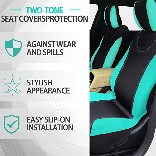 47-Car-Seat-Cover-Full-Set-Car-Accessories-Car-Seat-Covers-for-Car-Front-Rear-Seat-Cover-Fluffy-Steering-Wheel-Cover-Seat-Belt-Automotive-Floor-Mats-Car-Air-Conditioner-Decoration-Strip-Mint-Green