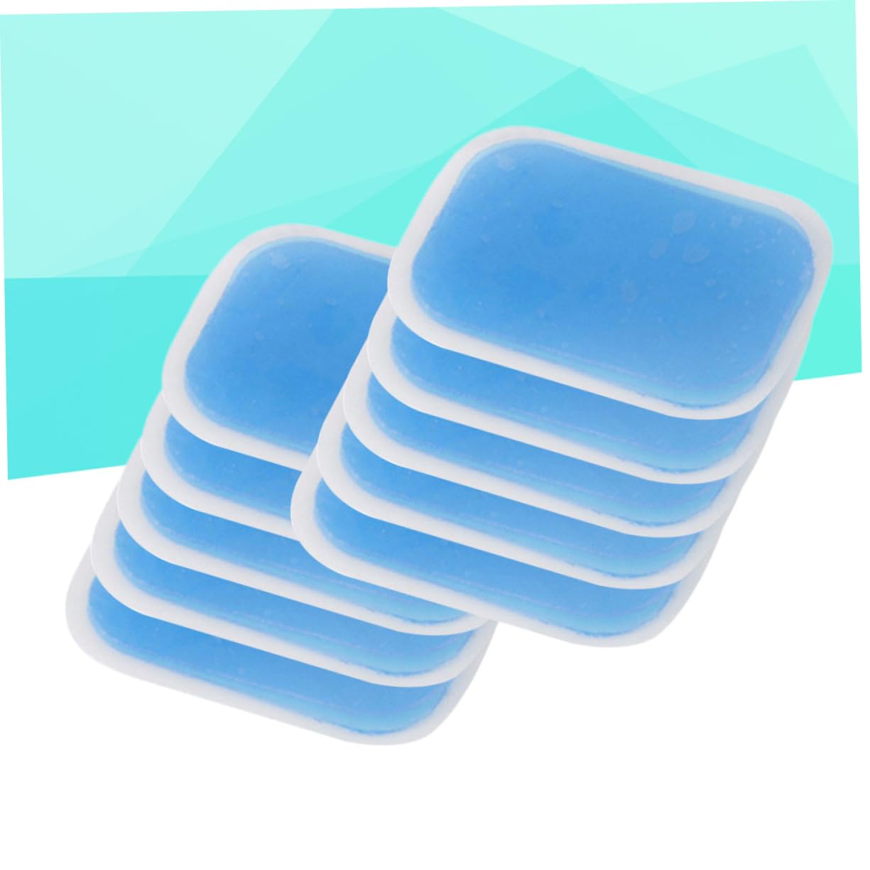 GLEAVI 90 Stk fitness matte fitness pads gym pads Gelpads für Bauchtoner Trainingsgeräte Gelpads für Bauchstimulatoren Ersatz-Gelpads intelligent Fitness-Aufkleber Fitnessgeräte Gel-Pad