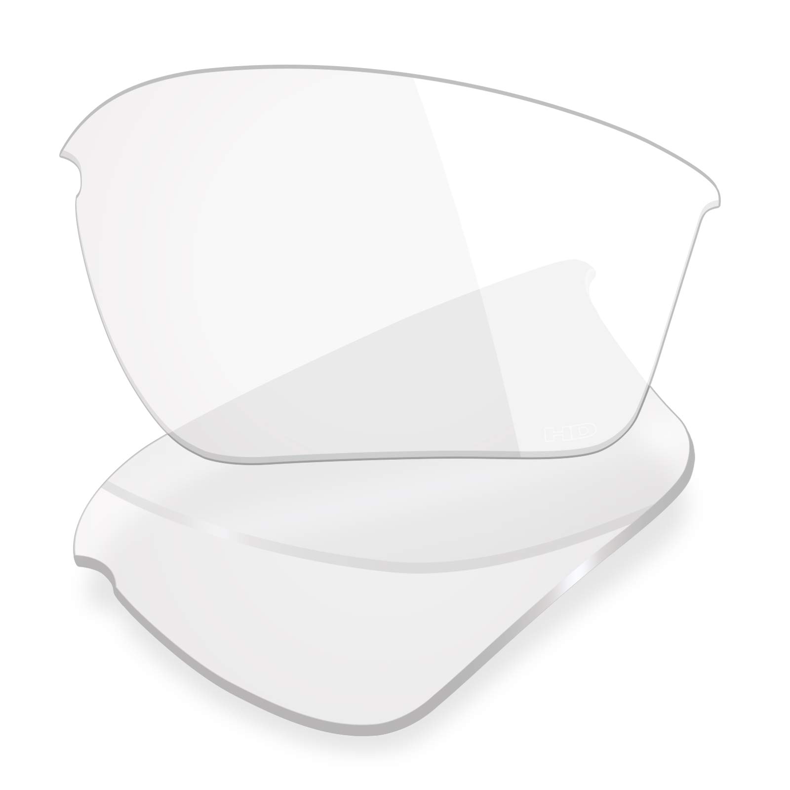 Mryok+ Polarized Replacement Lenses for Oakley Half Jacket 2.0 XL OO9154-62mm - HD Clear