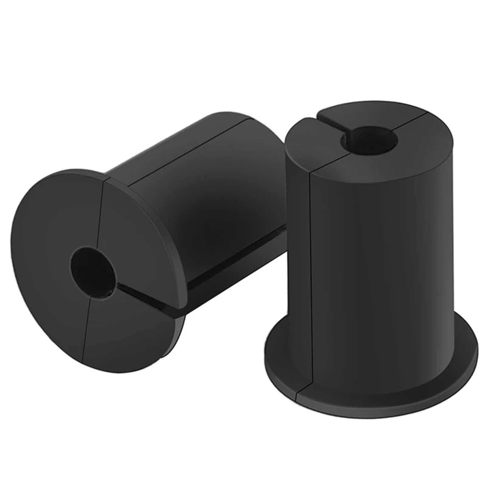 Maryear Black Grommets 2Pcs Cable Routing Kit For Feed Through Bushings For 1Inch Wall Hole Ethernet Grommet(Black)