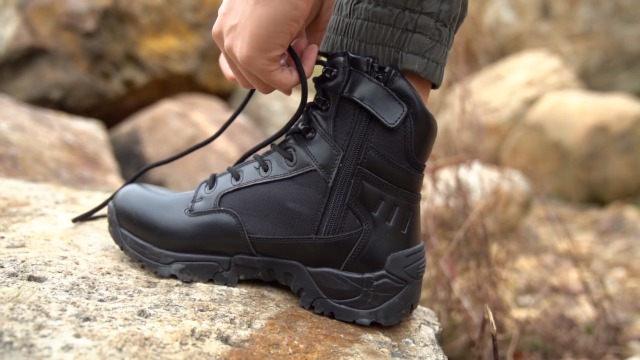 motorcycle combat boots