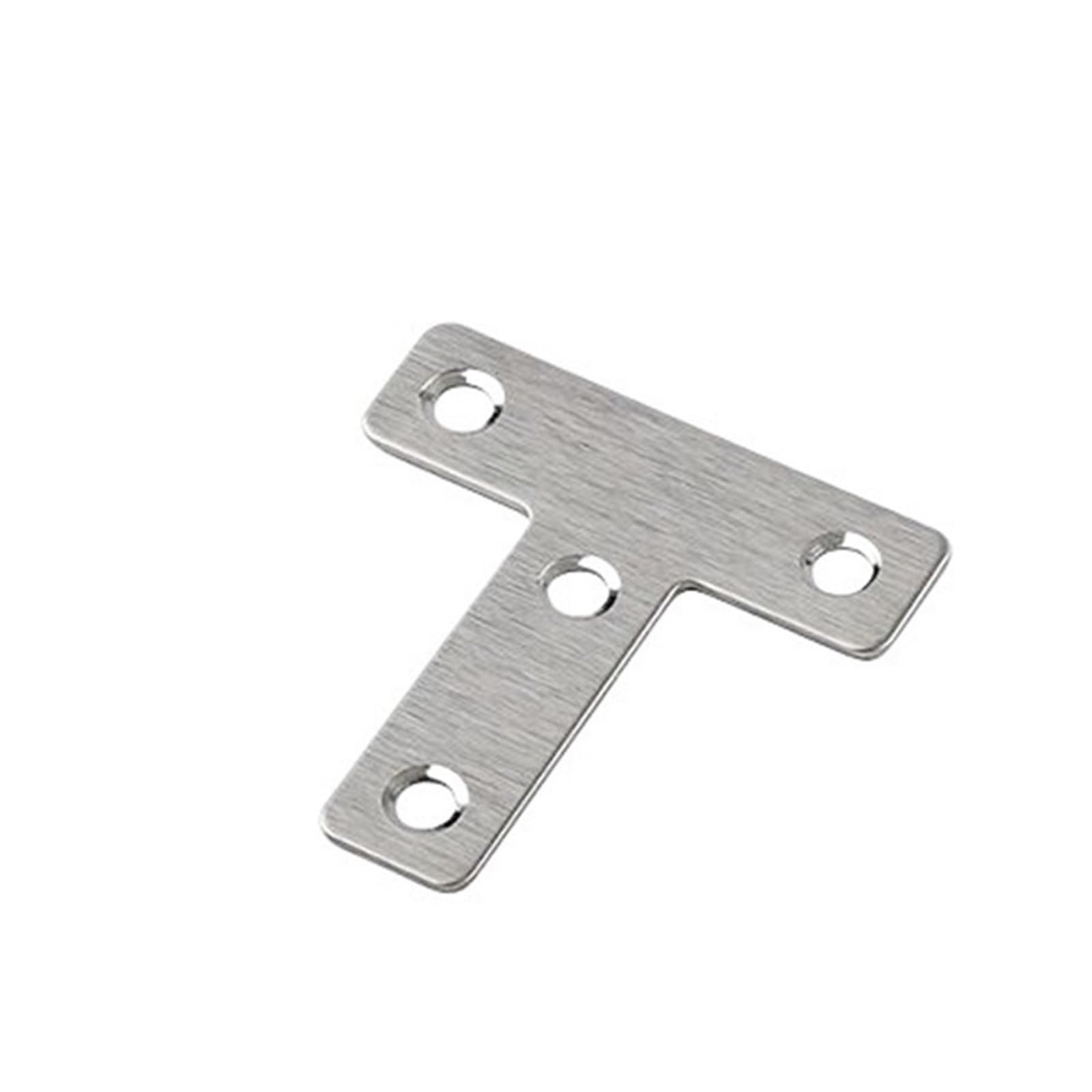 Gvzugm One Color 20Pcs T-Shaped Corner Code, Furniture Repair, 90 Degree Right Angle Bracket, Fastener, Used For Fixing Tables, Chairs, Shelves For Diy Tools(M)