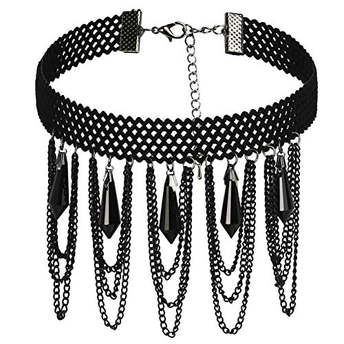 Pendentif pour Femmes KZTHGNS Noires Accessoire de Soirée Chic