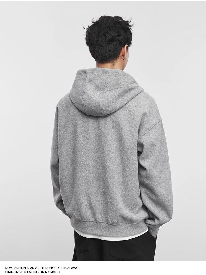 Men's Plaid Cardigan | Hooded Splicing | Korean All-Match | Sports Casual Top