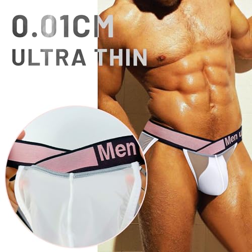 Meshal Sheer Men's Bikini Briefs Silky Smooth Sexy Seamless Lingerie See Through Bulge Ball Pouch Underwear4