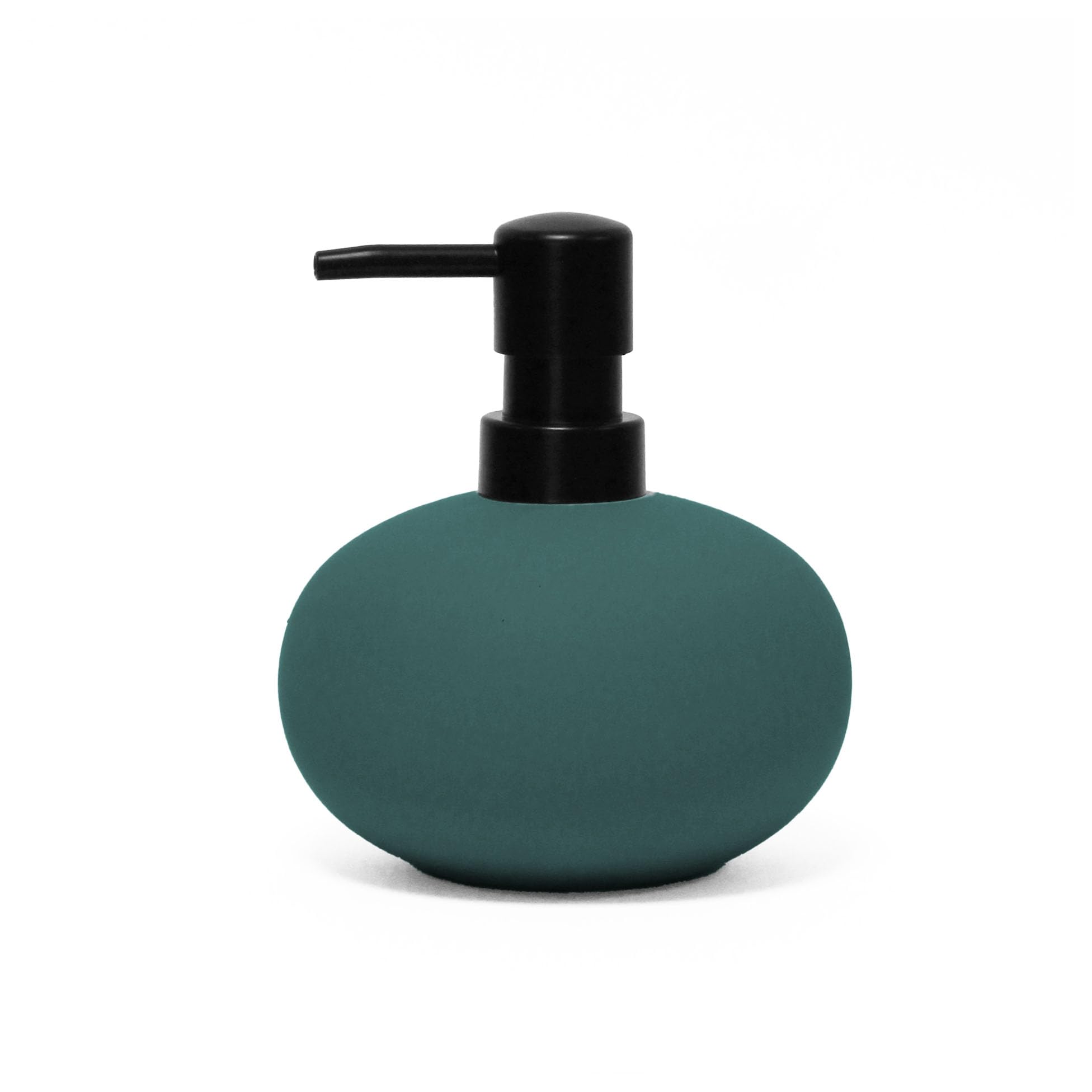 Douceur D'intérieur Emerald 1801385 Soap Dispenser, Stoneware, (0) 11.2 X 12.8 Cm