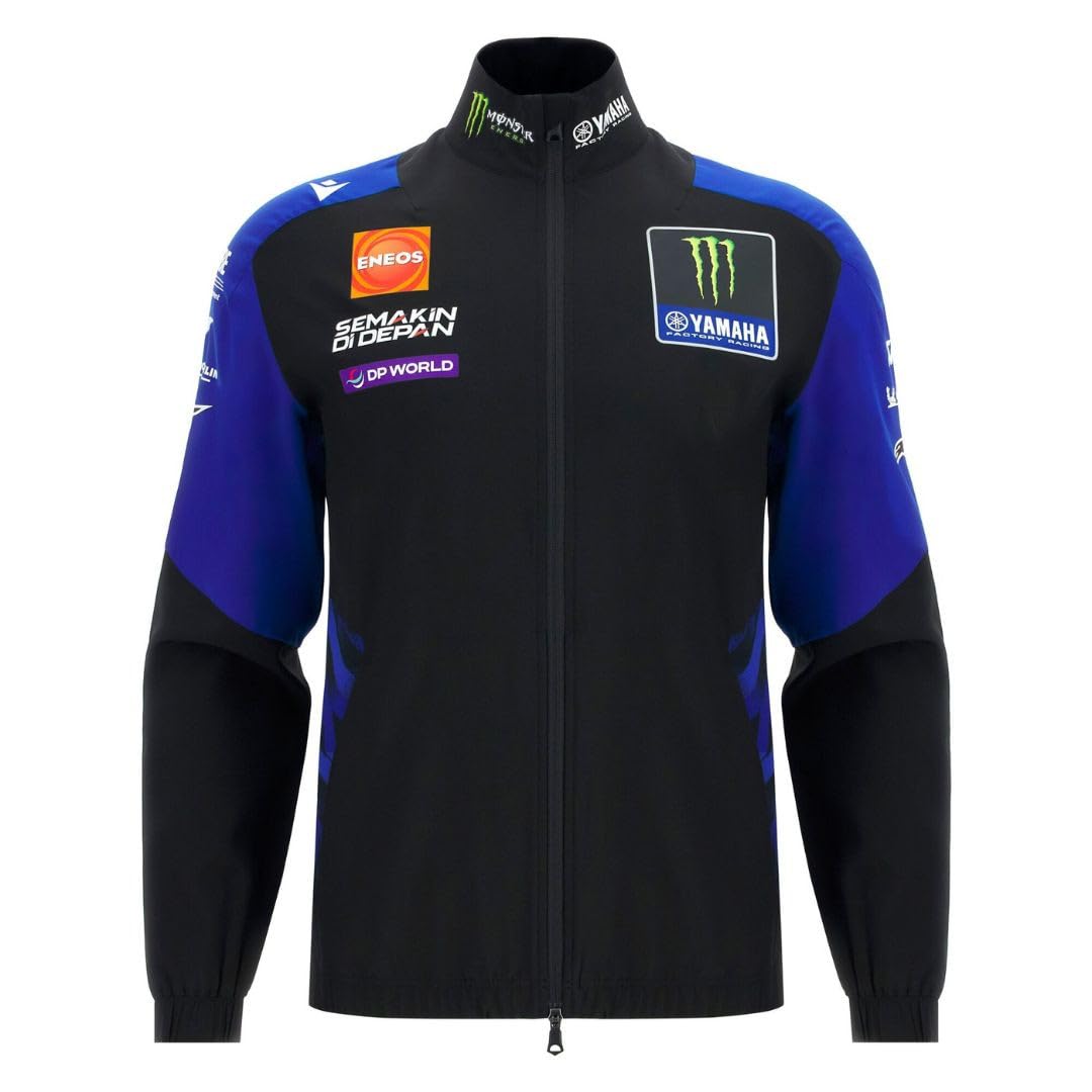 Herren Jacke Team Replica Monster Energy Yam Moto GP mit Reißverschluss