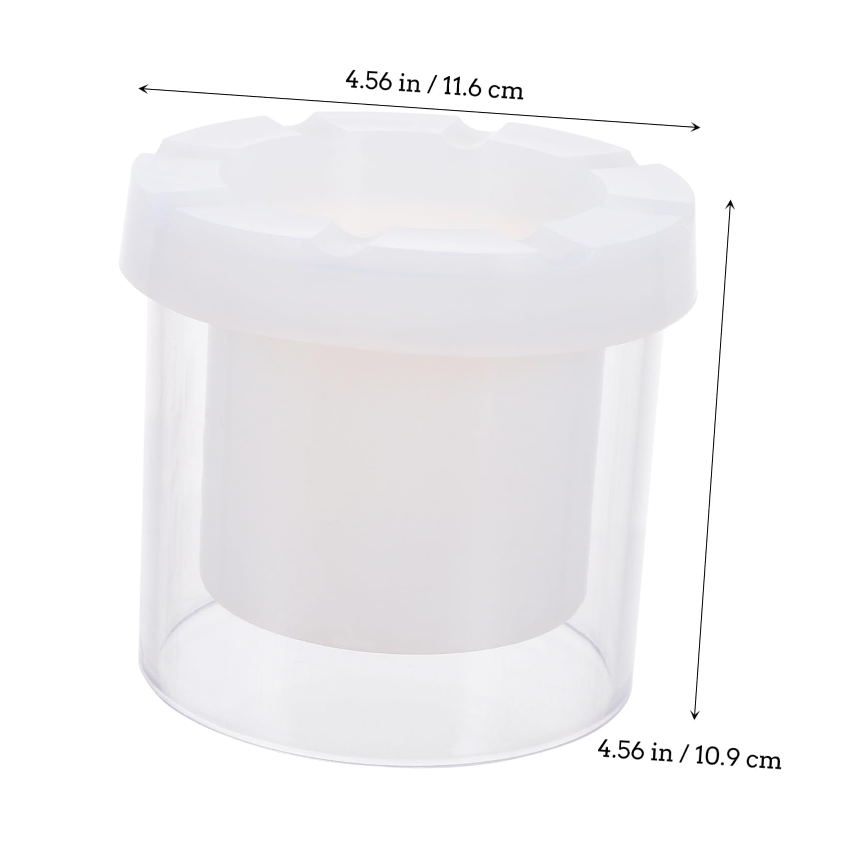 Plastique Moule à Bougie Cylindrique Creux pour DIY Bougies