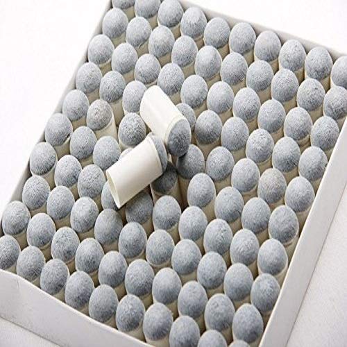 Image of LGB Slip on cue Tips for Snooker and Pool cue 100piece (13 MM)