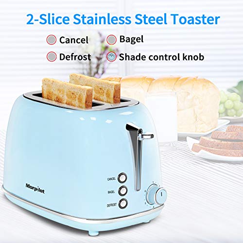 Reviews for Keenstone Toaster 2 Slice Stainless Steel, Retro Toaster