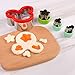 Stainless Steel Sandwiches Cutter set, Mickey Mouse & Dinosaur & Heart & Star Shapes Sandwich Cutters Cookie Cutters Vegetable cutters-Food Grade Cookie Cutter Mold for Kids Suitable for Cakes Sandwic