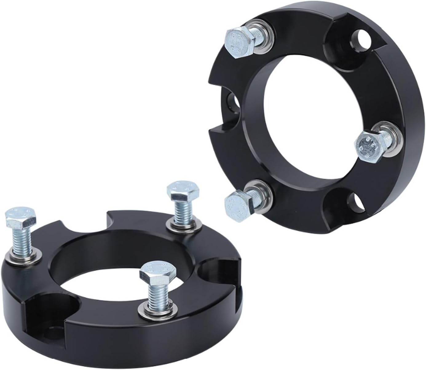Wheel Spacers Shims Lift Kit Front 2'' 3'' Leveling Lift Kits Strut Spacer For Toyota For Tundra 1999-2001 2002 2003 2004 2005 2006 Wheel Hub Spacers (Size : Black 2inch Lift)