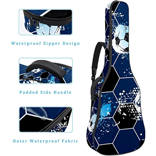 Hondank Housse de transport étanche pour guitare avec bandoulière réglable et tête de cerf sur gemotrique, Multicolore… - Les Beatles, Paul McCartney, John Lennon, RIngo Starr, George Harrison Hondank Housse de transport étanche pour guitare avec bandoulière réglable et tête de cerf sur gemotrique, Multicolore… – Image 5