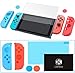 Produktbild CamKix Griff- und Schutzkit kompatibel mit Nintendo Switch: 2x Joy Con Cover, 2x Daumengriff-Cover, 1x Anti-Scratch Displayschutz, 1x Reinigungstuch - Extra Halt und Schutz - Perfekte Passform