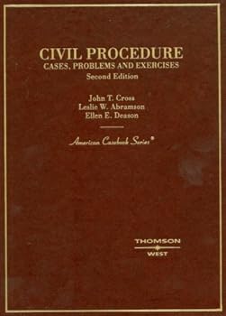 Hardcover Civil Procedure: Cases, Problems and Exercises (American Casebook Series) Book
