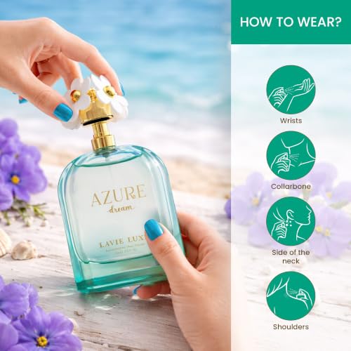 Image of Lavie Luxe Azure Dream Eau De Parfum | Luxury Collection 75ml Perfume | Perfume for Women