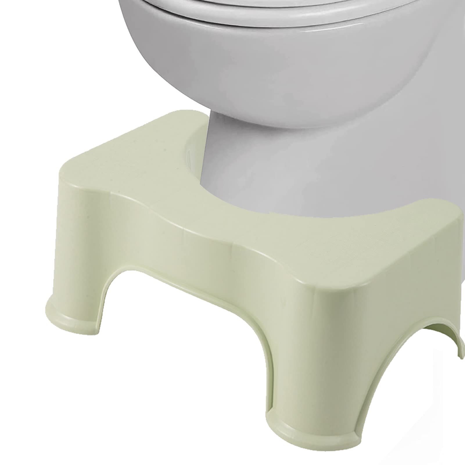 Beauenty Bathroom Stools,Nonslip Toilet Stool,can Relieve Intestinal Pressure,6.5" Bathroom Step,Better Bowel Movements,for Adults, Children (green)