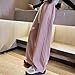 Kids Girls Baggy Wide Leg Pants Pull On Elastic Waist Straight Solid Color Casual Pants Fashion Comfy Pink 6-7 Years