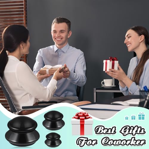 Image of TrelaCo 6 Pcs Silicone Cupping Kit for Massage Therapy,Black