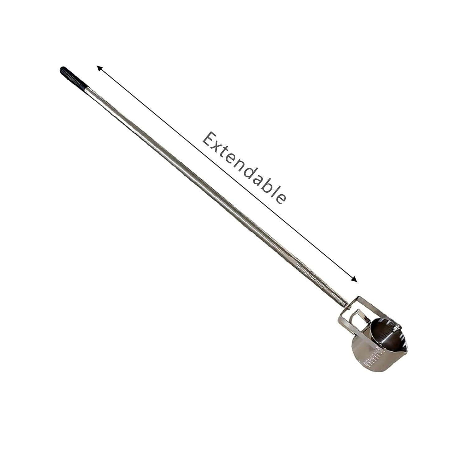 Telescopic Stainless Steel Water Sampler,Pendulum Beaker Sampler for Water Testing, Lab Sampling, Environmental Monitoring(1000ml,1.23-5m/4-16.4ft)