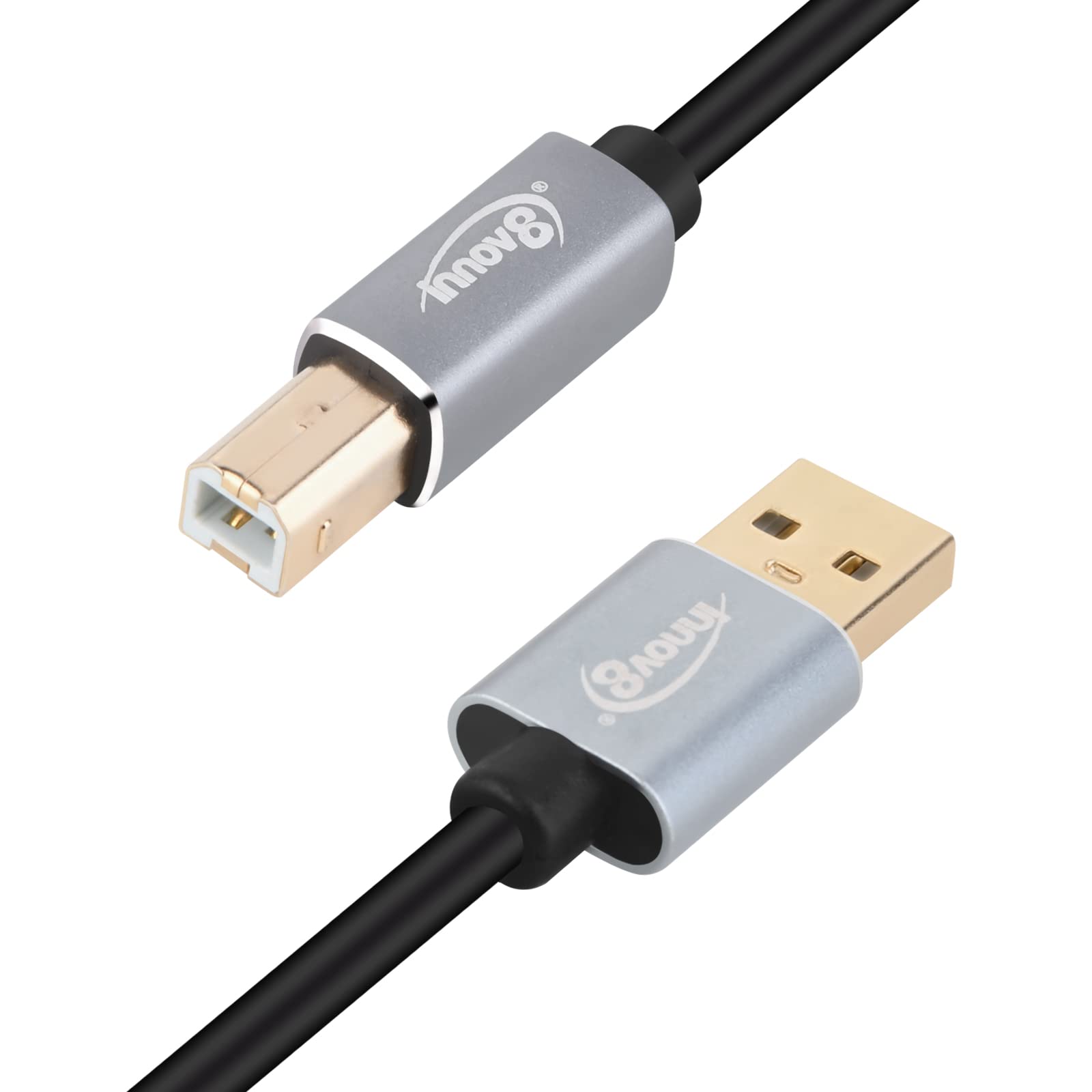UGREEN Cavo Stapante USB 2.0, achio A a achio B Placcato in Oro