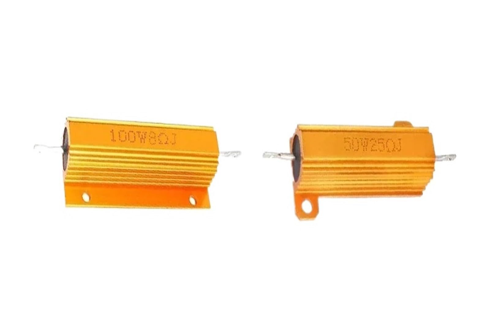 Décodeur L + E + D clignotant de frein avec résistance bobinée 100W coque aluminium - 6