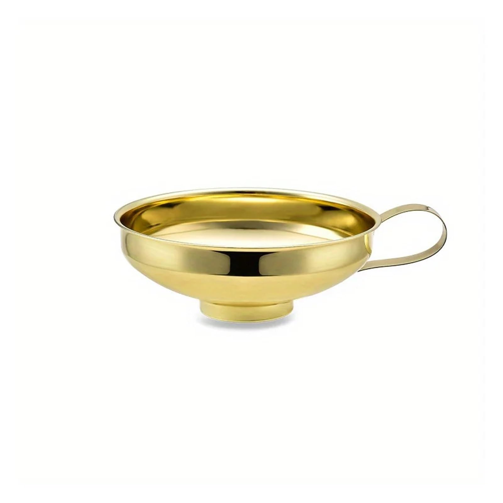 Funnels (hogar y Cocina) 1pc de Acero Inoxidable de Acero Inoxidable Salsa de Ensalada de Embudo Ancho Grueso de moutas