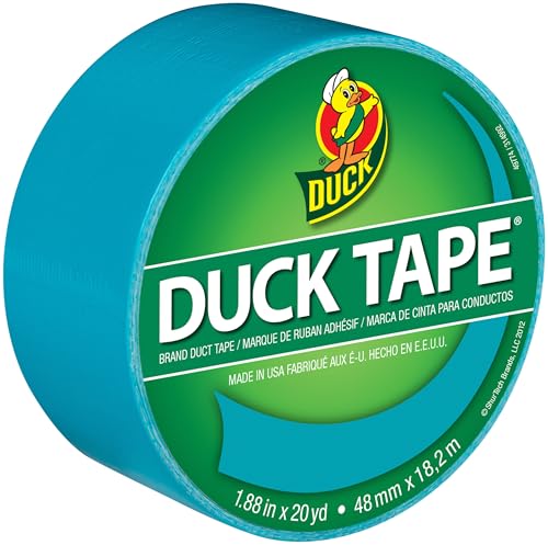 Duck Brand Ruban adhésif coloré 1265020 - Aqua 1.88" x 20 verges